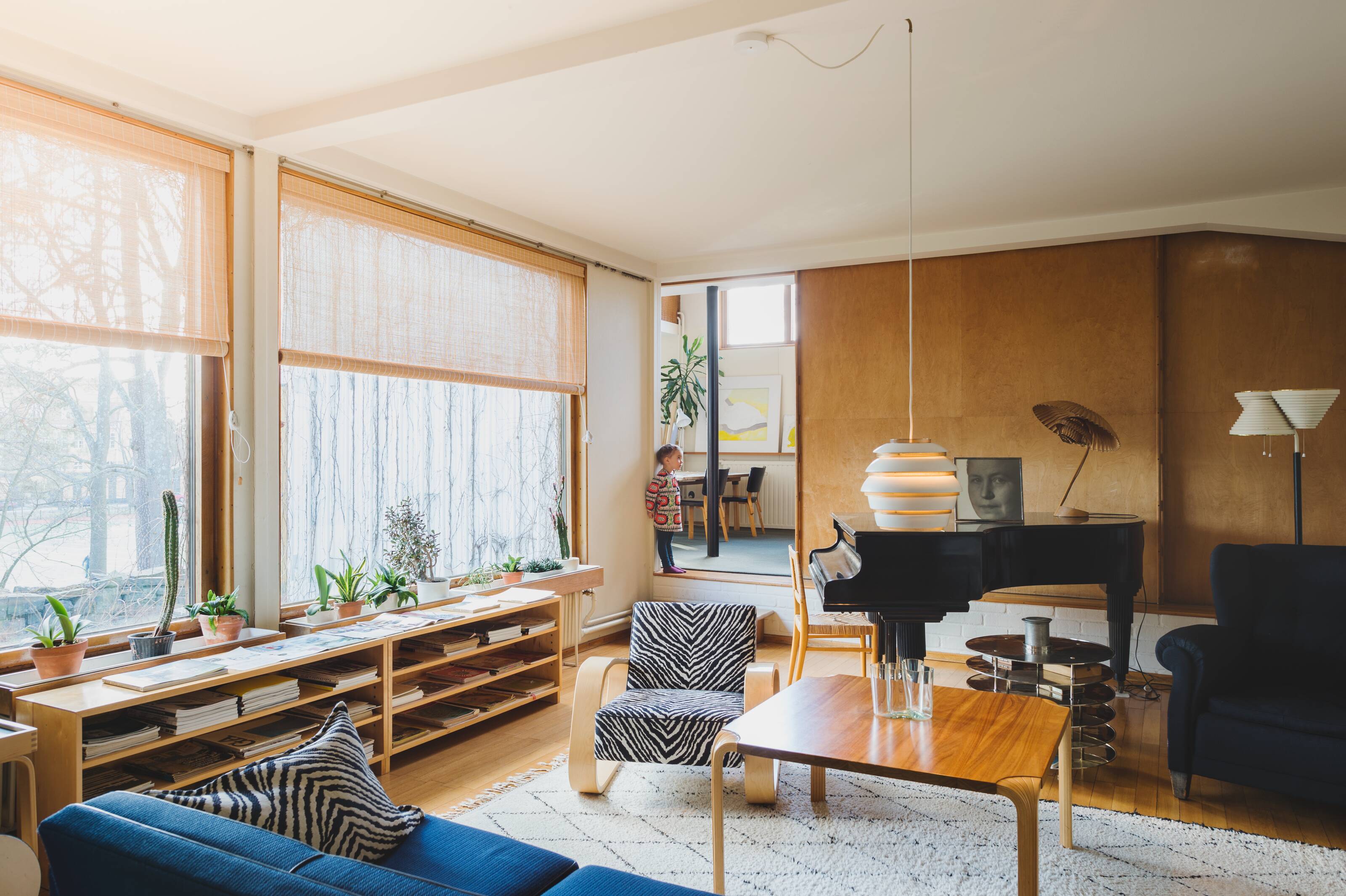 Finland Alvar Aalto house interior Photographer: Juho Kuva
